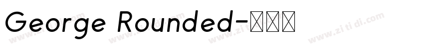 George Rounded字体转换